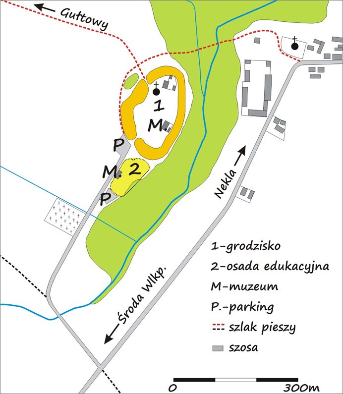 Mapa najbliższej okolicy Giecza